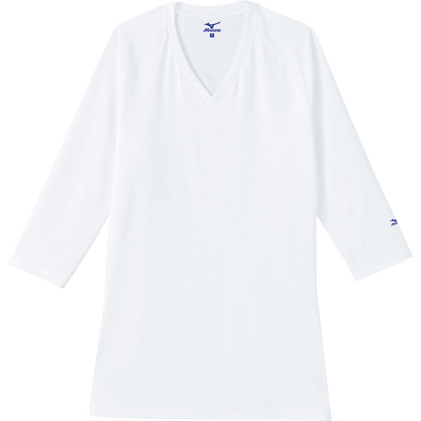 ミズノ ユナイト 医療白衣 アンダーウェア レディス MZ0134 ホワイト S 1枚（取寄品）