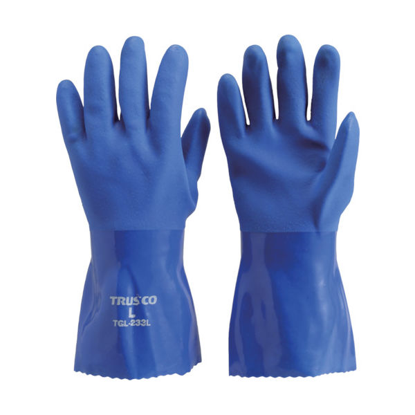 トラスコ中山 ＴＲＵＳＣＯ　耐油ビニール手袋　ロングタイプ　Ｍサイズ TGL-233M 1双 330-3845
