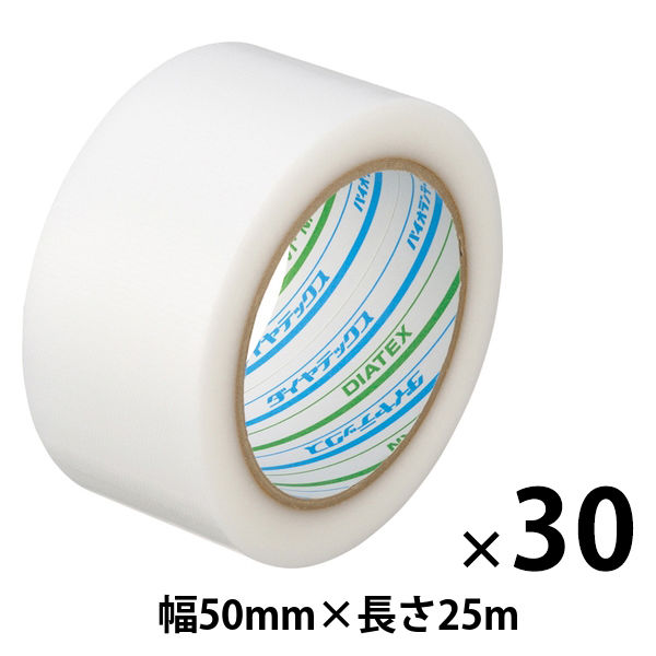 【養生テープ】ダイヤテックス パイオランテープ Y-09-CL 塗装・建築養生用 クリア 幅50mm×長さ25m 1箱（30巻入）