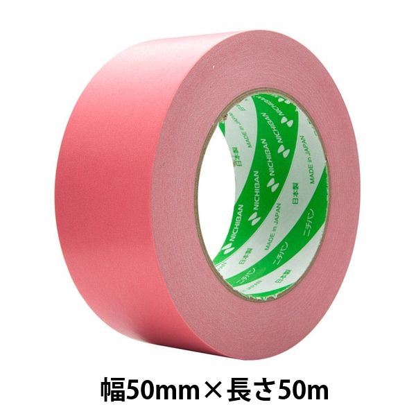 【ガムテープ】 ニュークラフトテープ No.305C ピンク 幅50mm×長さ50m ニチバン 1巻