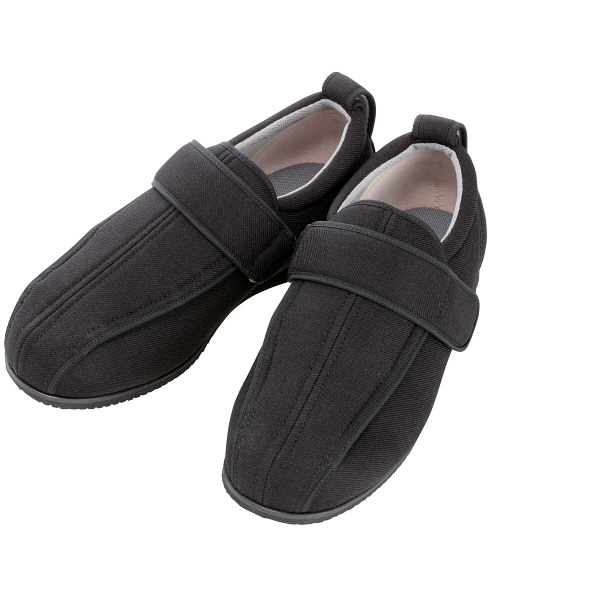 あゆみ 介護靴 1304ケアフルIII 3E 黒4L（26.0-26.5cm）両足 外出用（取寄品）
