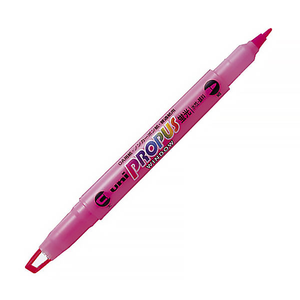 三菱鉛筆(uni) 蛍光ペン プロパスウインドウ 桃（ピンク） PUS102T.13 1本