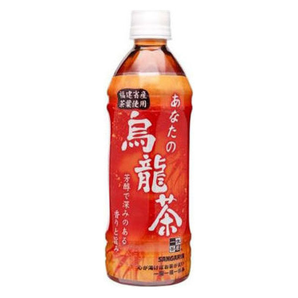 サンガリア　一休茶屋　あなたの烏龍茶　500ml　953　1箱（500ml×24本入）