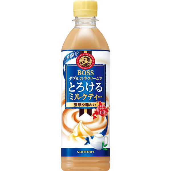 サントリー ボス とろけるミルクティー 500ml 1セット（48本）