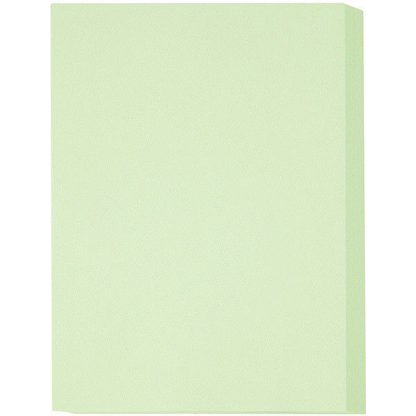 アスクル カラーペーパー厚口ライトグリーン B4 1セット（250枚×3冊入）  オリジナル
