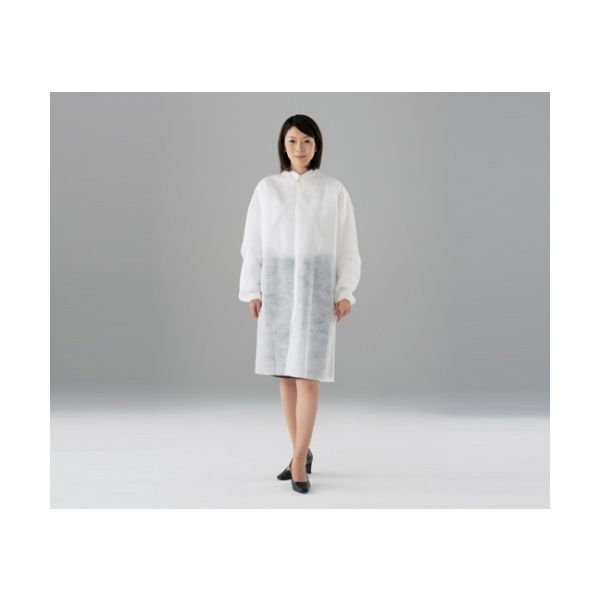 アズワン サニネットディスポ白衣 CN402 1セット（10枚） 2-7783-01（直送品）