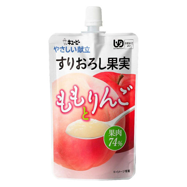 キユーピー やさしい献立Y4-12 すりおろし果実 ももとりんご 1袋