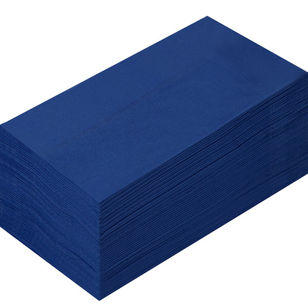 カラーナプキン8つ折　業務用パック　1箱（2000枚入）　ネイビー