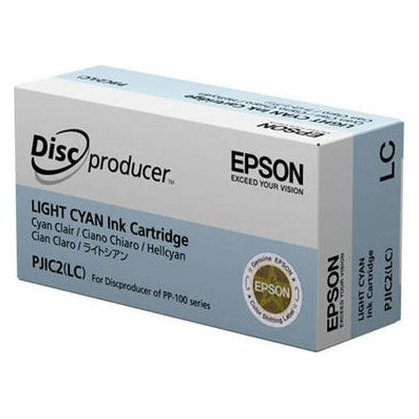 エプソン（EPSON） 純正インク PJIC2LC ライトシアン ディスクデュプリケーター用 1個