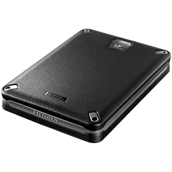 アイ・オー・データ機器 ハードウェア暗号化 耐衝撃ポータブルHDD 2TB 黒 HDPD-SUTB2 1台