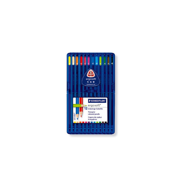 ステッドラー　エルゴソフト色鉛筆　12色セット　157 SB12　1セット（12色セット×10セット）　（取寄品）