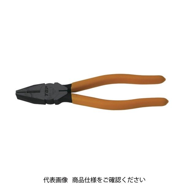 トップ工業 TOP ペンチ(ビニールグリップ) 150mm CP-150G 1丁(1個) 369-0067（直送品）