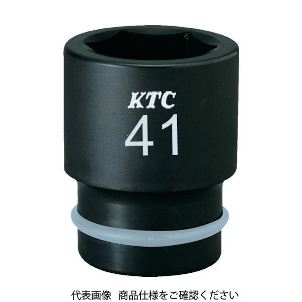 京都機械工具 KTC 19.0sq.インパクトレンチ用ソケット(標準)ピン・リング付27mm BP6-27P 1個 307-9783（直送品）