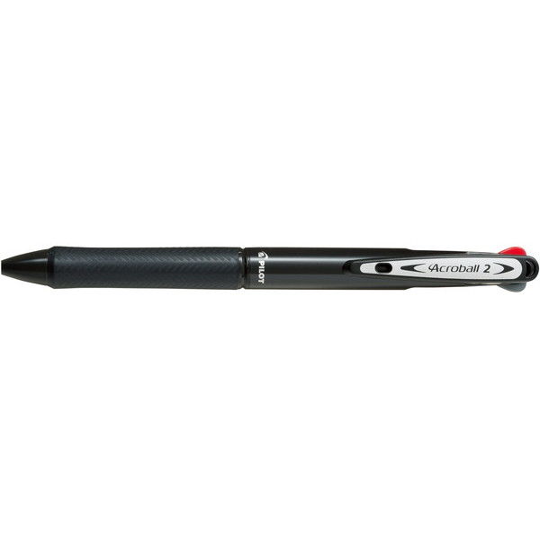 2色ボールペン アクロボール2 0.7mm ブラック軸 BKAB-30F-BK 1本 パイロット