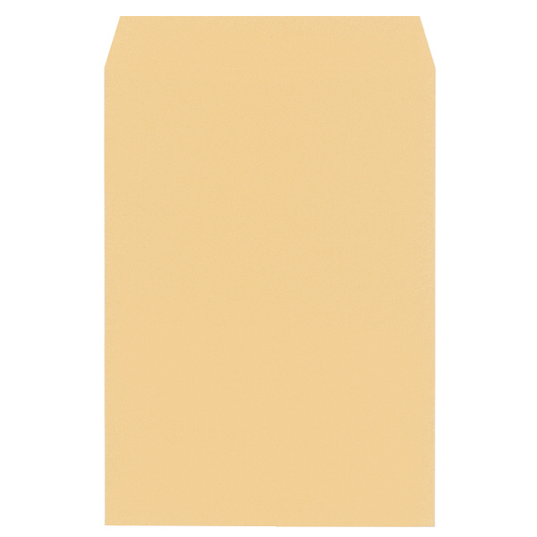 寿堂　コトブキ封筒（クラフト・センター貼り） 角2（A4） 1500枚（500枚×3箱）