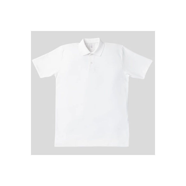LIFEMAX（ライフマックス）事務服 ポロシャツ ホワイト L MS3108A 1着