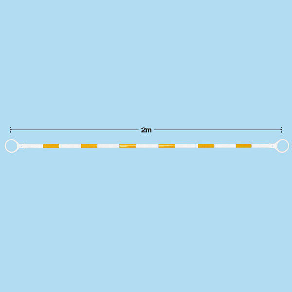 【コーンバー】 三甲 コーンバーM（φ34）黄白 2m 8Y1111-00 1本