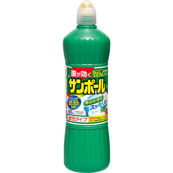 サンポール トイレ 掃除 洗剤 便器の黄ばみ 尿石除去　800ml