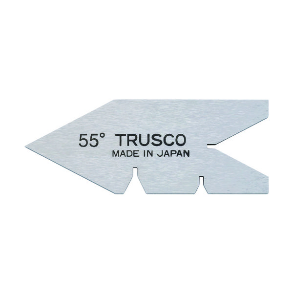 トラスコ中山 TRUSCO センターゲージ 焼入品 測定範囲55° 55-Y 1個 229-6055（直送品）