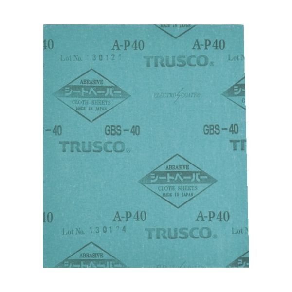 トラスコ中山 TRUSCO シートペーパー #100 5枚入 GBS-100-5P 1袋(5枚) 352-0111（直送品）