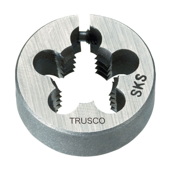 トラスコ中山 TRUSCO 丸ダイス 38径 M14×2.0 (SKS) T38D-14X2.0 1個 365-6322（直送品）