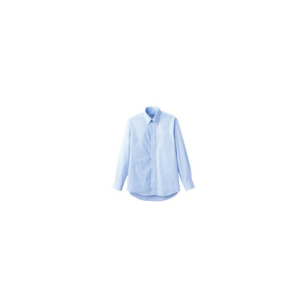 FACE MIX（フェイスミックス） ユニセックス 小さいサイズ 長袖シャツ ブルー SS FB4506U（直送品）