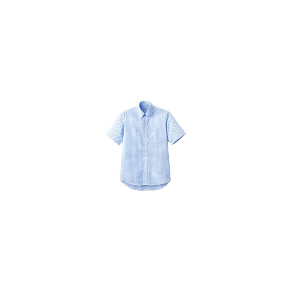 FACE MIX（フェイスミックス） ユニセックス 半袖シャツ ブルー S FB4507U（直送品）
