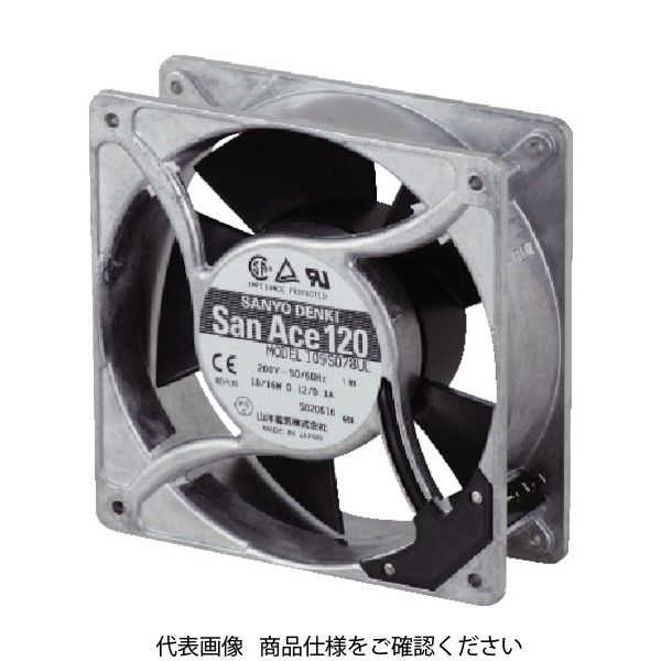 山洋電気 SanAce ACファン(92×25mm AC200V プラグコード付属) S-109S092 1台 353-2445（直送品）