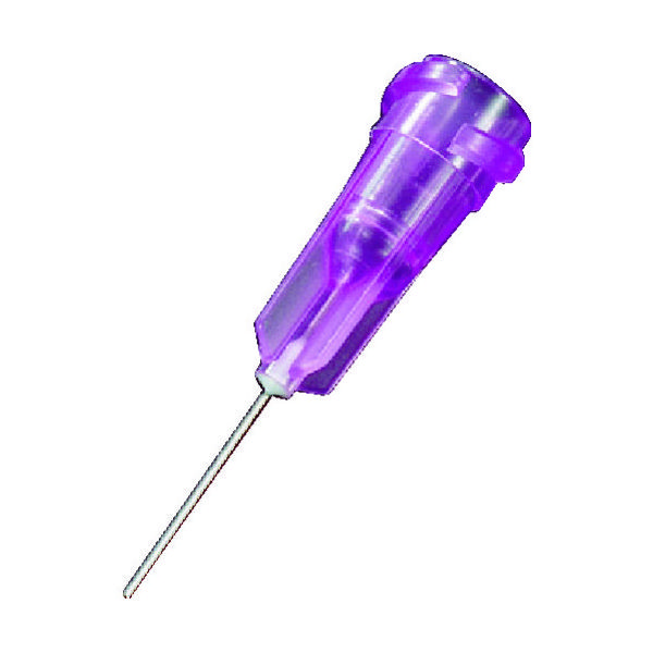 武蔵エンジニアリング MUSASHI 2条ネジプラスチックニードル うす紫 50本入り DPN-30G-1 1パック(50本) 365-7248（直送品）