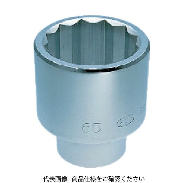 京都機械工具 KTC 25.4sq.ソケット(十二角) 95mm B50-95 1個 383-4999（直送品）