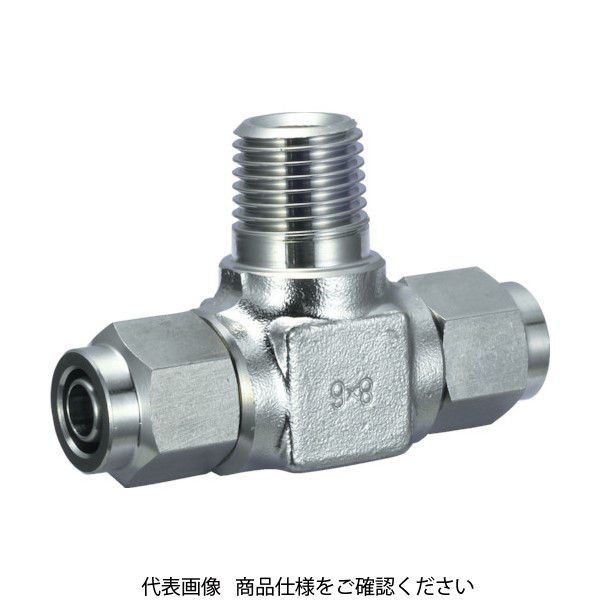 トラスコ中山 TRUSCO SUSブランチティ 適用チューブ径6X4 ねじR3/8 TS6-03MT 1個 256-1239（直送品）