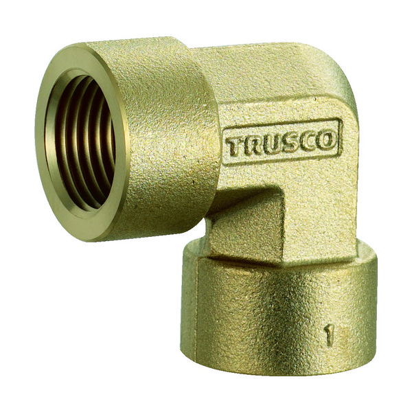 トラスコ中山 TRUSCO ねじ込み継手 エルボ RC1/2XRC1/2 TN-24L 1個 257-6708（直送品）