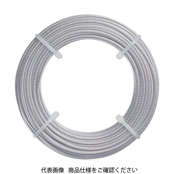 トラスコ中山 TRUSCO ステンレスワイヤロープ Φ1.5mmX10m CWS-15S10 1巻 213-4543（直送品）