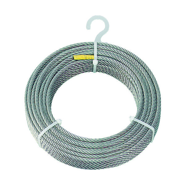 トラスコ中山 TRUSCO ステンレスワイヤロープ Φ6.0mmX30m CWS-6S30 1巻 213-4888（直送品）