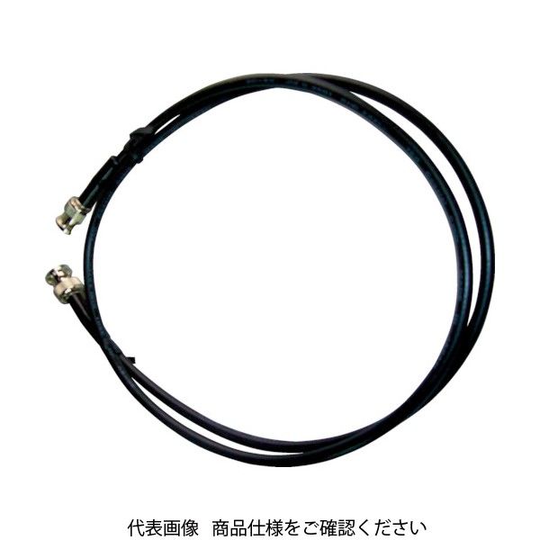 テイシン電機 テイシン BNC付同軸ケーブル1m BNCプラグ両端付 3Cー2V CCA-9-010A 1本 328-1434（直送品）