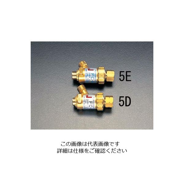 エスコ（esco） 乾式安全器（逆火防止器/可燃性ガス用） 1個 EA300-5D（直送品）