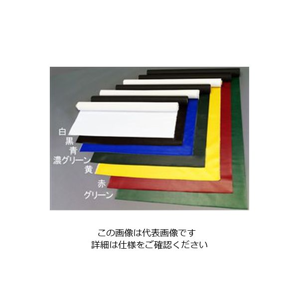 エスコ 0.92x10m/0.8mm PVC発泡シート(黒) EA911AP-10B 1巻（直送品）