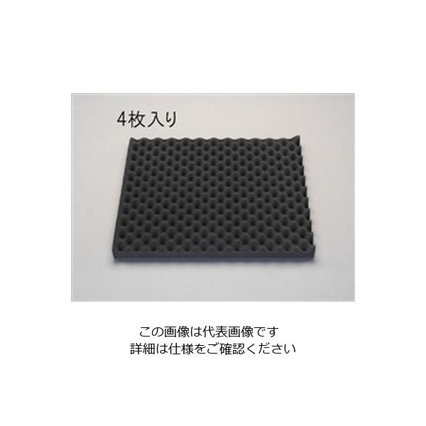 エスコ 500x 600x40mm 軟質ポリウレタンフォーム(4枚) EA997XM-25 1組(4枚)（直送品）