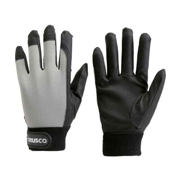 トラスコ中山 TRUSCO PU厚手手袋 Mサイズ グレー TPUG-G-M 1双 299-7495（直送品）
