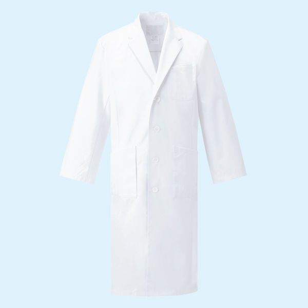 オンワード　白衣　メンズドクターコート（シングル　診察衣）　CO-6005　ホワイト　Ｍ　（取寄品）