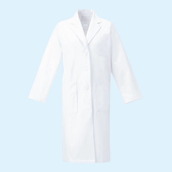 オンワード　白衣　レディスドクターコート（シングル　診察衣）　CO-6006　ホワイト　Ｍ　（取寄品）