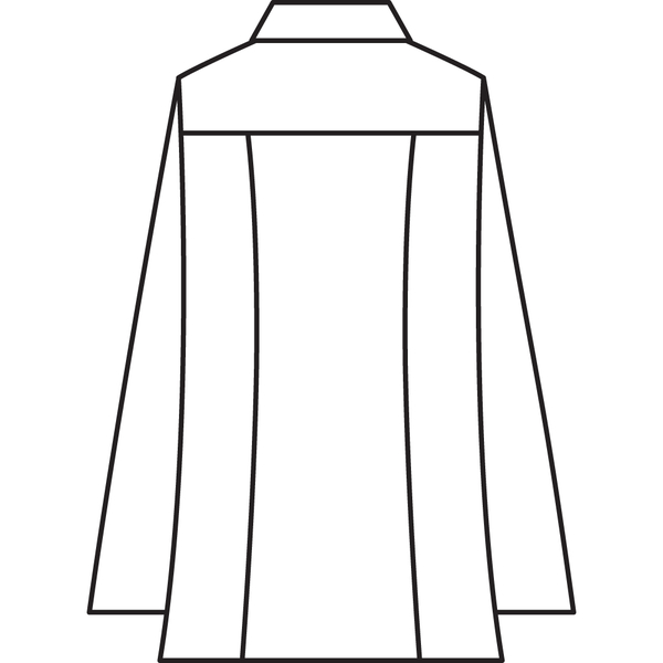 住商モンブラン メンズジップアップジャケット（長袖） 医務衣 ホワイト 3L 72-981（直送品）