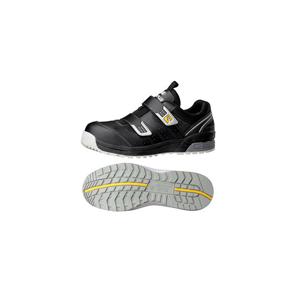 ミドリ安全 JSAA認定 作業靴 プロスニーカー MPN305 静電 28.0cm ブラック 2125035815 1足（直送品）