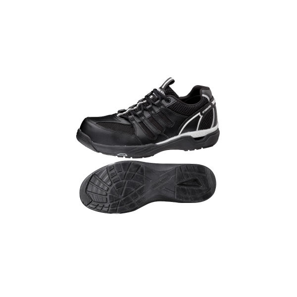ミドリ安全 JSAA認定 作業靴 プロスニーカー MPV01 28.0cm ブラック 2125058815 1足（直送品）