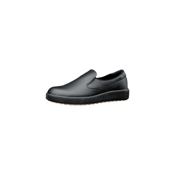 ミドリ安全 耐滑 軽量 作業靴 スリッポン ハイグリップ Hー700N ブラック 21.5cm 2125070202 1足（直送品）