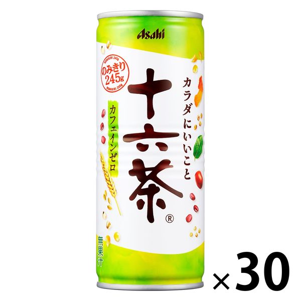 アサヒ飲料　十六茶　245g　1箱（30缶入）