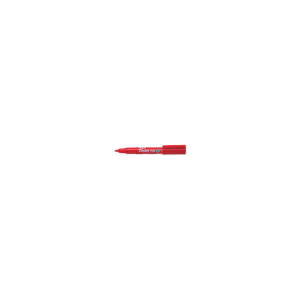 ぺんてる　ぺんてるペン　ＥＮＮ50ーＢ　中字　丸芯　赤　　ENN50-B　1本　　（直送品）