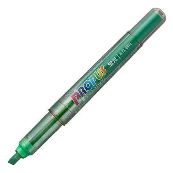 三菱鉛筆（uni） 蛍光ペン プロパス 緑 PUS155.6 1箱（10本入）