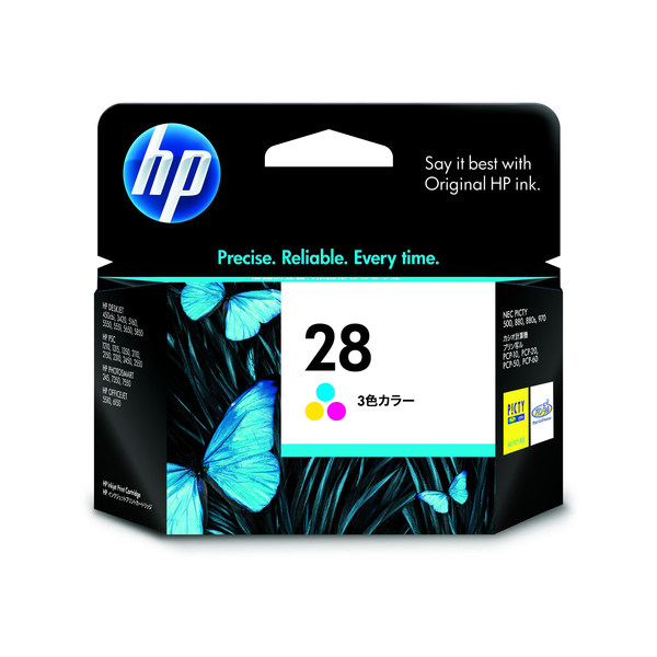 HP（ヒューレット・パッカード）　インクジェットカートリッジ　HP28　3色カラー　C8728AA#003