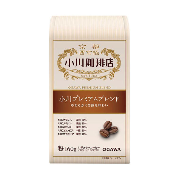 【コーヒー粉】小川珈琲店　小川プレミアムブレンド　1袋（160g）